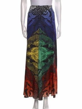 Etro Silk Multi-Panel Paisley Maxi Skirt in Excellent Condition